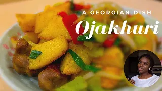 HOW TO PREPARE OJAKHURI - A Georgian-Family Delicious Meal Оджахури — жареное мясо с картофелем.