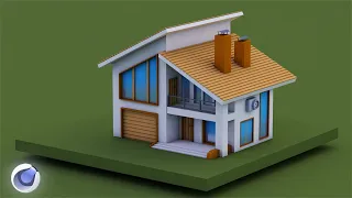 Making a house in Cinema 4D
