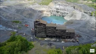 The Saint Nicholas Coal Breaker in Mahanoy City, PA