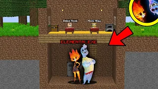 ELEMENTAL.EXE APARECE DEBAJO DE MI CAMA EN MINECRAFT 😱| MICHI MIAU Y BEBE NOOB VS ELEMENTAL.EXE