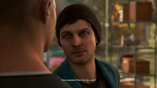 Detroit: Become Human - The Painter: Leo Intruded and Asked For Money: Pushes Markus Sequence (2018)