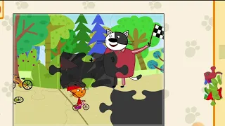 ТРИ кота (ПАЗЛЫ Велик) #funny #kidsvideo #katrinakaif #toddler #трикота #youtube #shortvideo #kitten