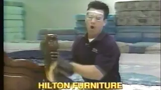 New 'Hilton The Chainsaw Guy' Commercial (2/10/2000) Late Night with Conan O'Brien