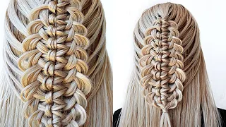 😱 Macrame braid the EASY Way! 😱 Super simple & perfect for long, medium & shoulder length hair