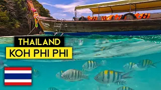 Maya bay, Bamboo Island, Pi Ley Lagoon, Monkey Island Thailand 🇹🇭 2023 Vlog 7 Op reis #phiphi