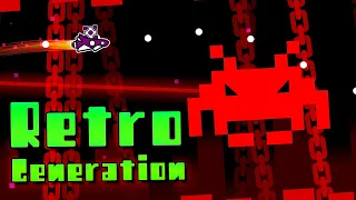 "Retro Generation" by McMiner3244 & SpaceMagicGD [ALL COINS] | Geometry Dash Daily #981 [2.11]