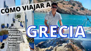 10 días en Grecia, costos | Mykonos Santorini Atenas Meteora Naxos Milos