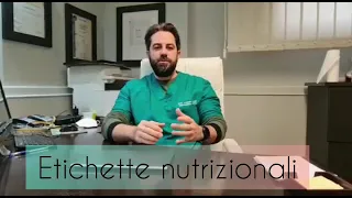 ETICHETTE NUTRIZIONALI !