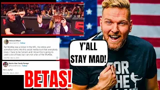 Pat McAfee ATTACKED over WWE RAW Skit with Michael Cole! BETA Wrestling Fans Stay Offended!