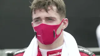 Charles Leclerc post race interview - F1 2020 Aramco Spanish Grand Prix