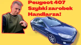 Peugeot 407 2005r 2.0 HDi sedan - co #HANDLARZ z nim zrobił żeby sprzedać? Zarobił?