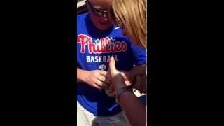 Philadelphia Phillies Baseball Game Marriage Proposal June 6, 2015