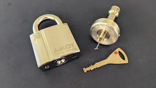 Abloy Protec picked and gutted, plus detail on tool design and picking technique