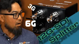 How to Split A 12G-SDI / 6G-SDI / 3G-SDI Signal - BZBGEAR BG-DA-12GS1x2