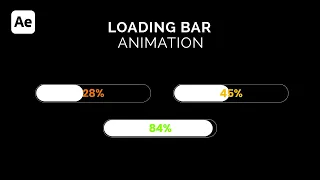 Loading Animation After Effects - After Effects Tutorial - No Plugin