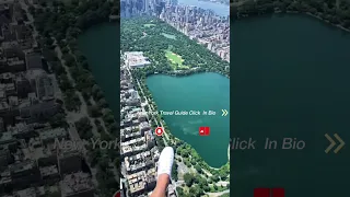 Central Park from a  🕊️ Birds Eye 👁️ View #vacation #fun #newyork