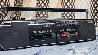 SHARP WQ-267Z(BK) 4band stereo radio cassette recorder WhatsApp number +919023321435 (sold out)