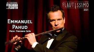 Emmanuel Pahud - Sonata for flute and piano by F. Poulenc (Allegretto Malinconico)