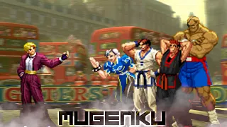 WS-King vs Chun Li, Kim Kaphwan, Kim Dong Hwan , Sagat! Street Fighter MUGEN Multiverse
