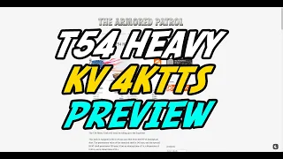 New US and Soviet tanks in WoT - First look at the KV4 KTTS and T 54 Heavy Tank