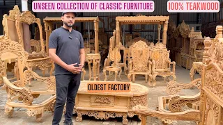 Original Teakwood and Sheesham Wood Carving Furniture at Half Price | Oldest Furniture Factory India