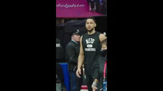 Ben Simmons gets booed from Philly fans during warmups | #shorts