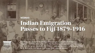 Indian Emigration Passes to Fiji, 1879-1916