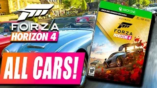 Forza Horizon 4 All Cars Including DLC Cars Full Cars List