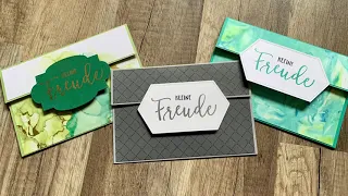 Tutorial: Geldgeschenk-Karte mit Schiebefach mit Materialien von Stampin' Up!