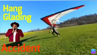 Hang Gliding accident/ due to the pilot insisting on flying in the back wind
