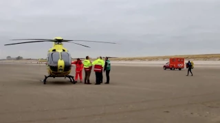 Bad kitesurfing accident, Zandmotor The Netherlands