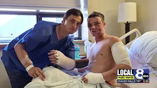 College wrestler saves teammate from grizzly bear mauling