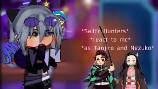 •|Stellaron Hunters react to Mc as Tanjiro and Nezuko|Honkai Star Rail x Demon Slayer|Gacha club|•