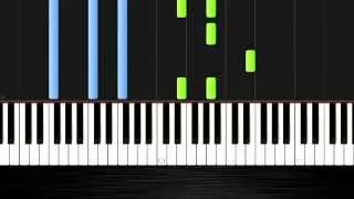 Interstellar OST - "First Step" - Piano Tutorial (50% Speed) by PlutaX - Synthesia