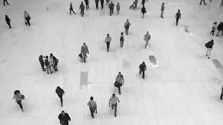 4K-HD - People Walking Mall - People Walking in the Square