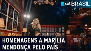 Homenagens a Marília Mendonça: hospital irá ganhar nome da cantora | SBT Brasil (08/11/21)