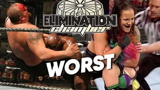 10 Worst WWE Elimination Chamber Matches Ever | partsFUNknown