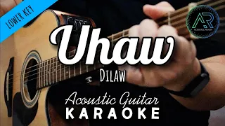 Uhaw (Tayong Lahat) by Dilaw (Lyrics) | Lower Key | Acoustic Guitar Karaoke