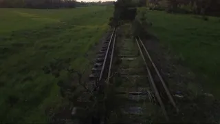 Rosyjskie tory na terenie Polski. Nieczynna linia kolejowa nr 38. Bartoszyce - Głomno