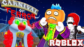 Can We Escape The Scary Haunted Roblox Carnival Of Terror Obby