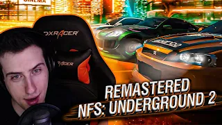 РЕМАСТЕР NEED FOR SPEED UNDERGROUND 2 // РЕАКЦИЯ HELLYEAHPLAY