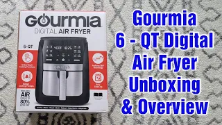 Gourmia 6 QT Digital Air Fryer Unboxing & Overview