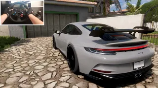 Porsche 911 GT3 - Forza Horizon 5 | Logitech G29 Gameplay