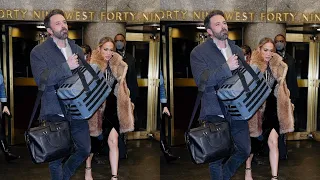 Jennifer Lopez and Ben Affleck Leave NBC Studios together - KM Gossip