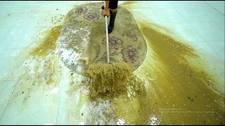 Horrible dirty carpet cleaning | Satisfying rug washing ASMR