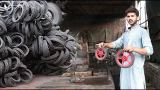 Process Of Making Baby Cycle Tire How are Made Cycle tire at a local Factory