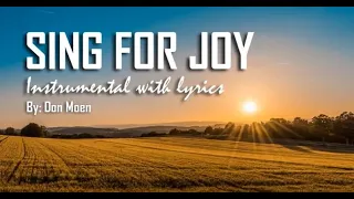 Sing foy Joy - Don Moen (Instrumental with Lyrics)