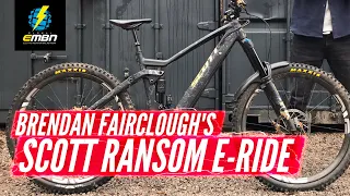 Brendan Fairclough's Custom Scott Ransom eRide | EMBN Pro Bike Check