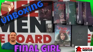 Meeple Mentor Unboxes Final Girl Kickstarter board game