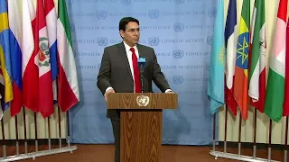 Danny Danon (Israel) on the Middle East - Media Stakeout (20 February 2018)